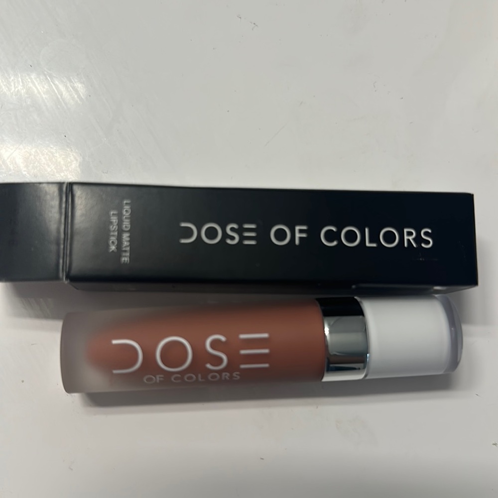 Dose of Colors Liquid Matte Lipstick - Nude Mood shade brand new